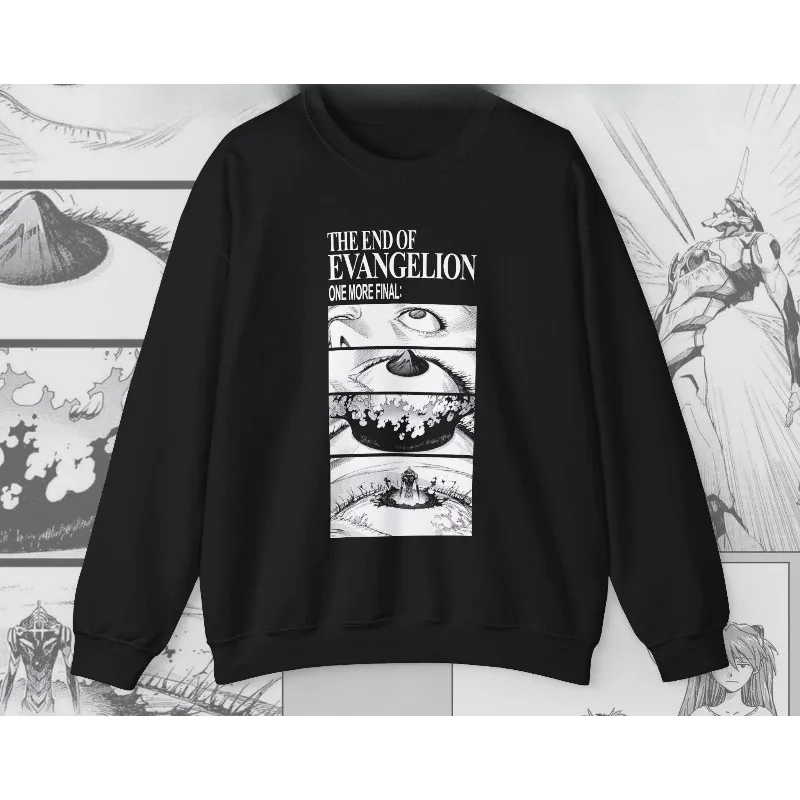 Толстовка Neon Genesis Evangelion the Movie с ретро-воздушным рисунком аниме, осенне-зимняя толстовка для пар с круглым вырезом
Толстовка Neon Genesis Evangelion the Movie с ретро-воздушным рисунком аниме, осенне-зимняя толстовка для пар с круглым вырезом