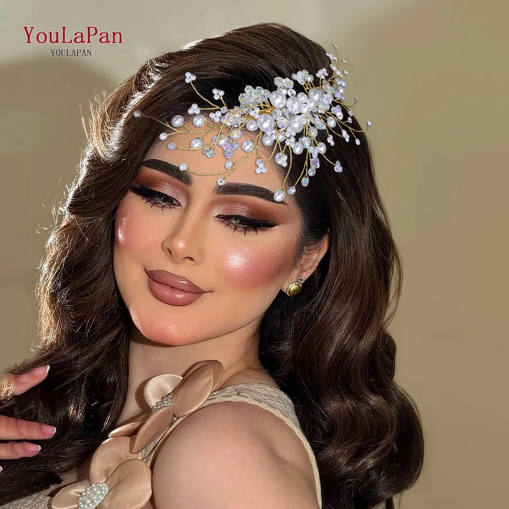 YouLaPan Bride Hair Comb Bridesmaid Headdress Wedding Shining Hair Ornaments Fashion Headwear Pearl Crystal Headpiece HP878
YouLaPan Bride Hair Comb Bridesmaid Headdress Wedding Shining Hair Ornaments Fashion Headwear Pearl Crystal Headpiece HP878