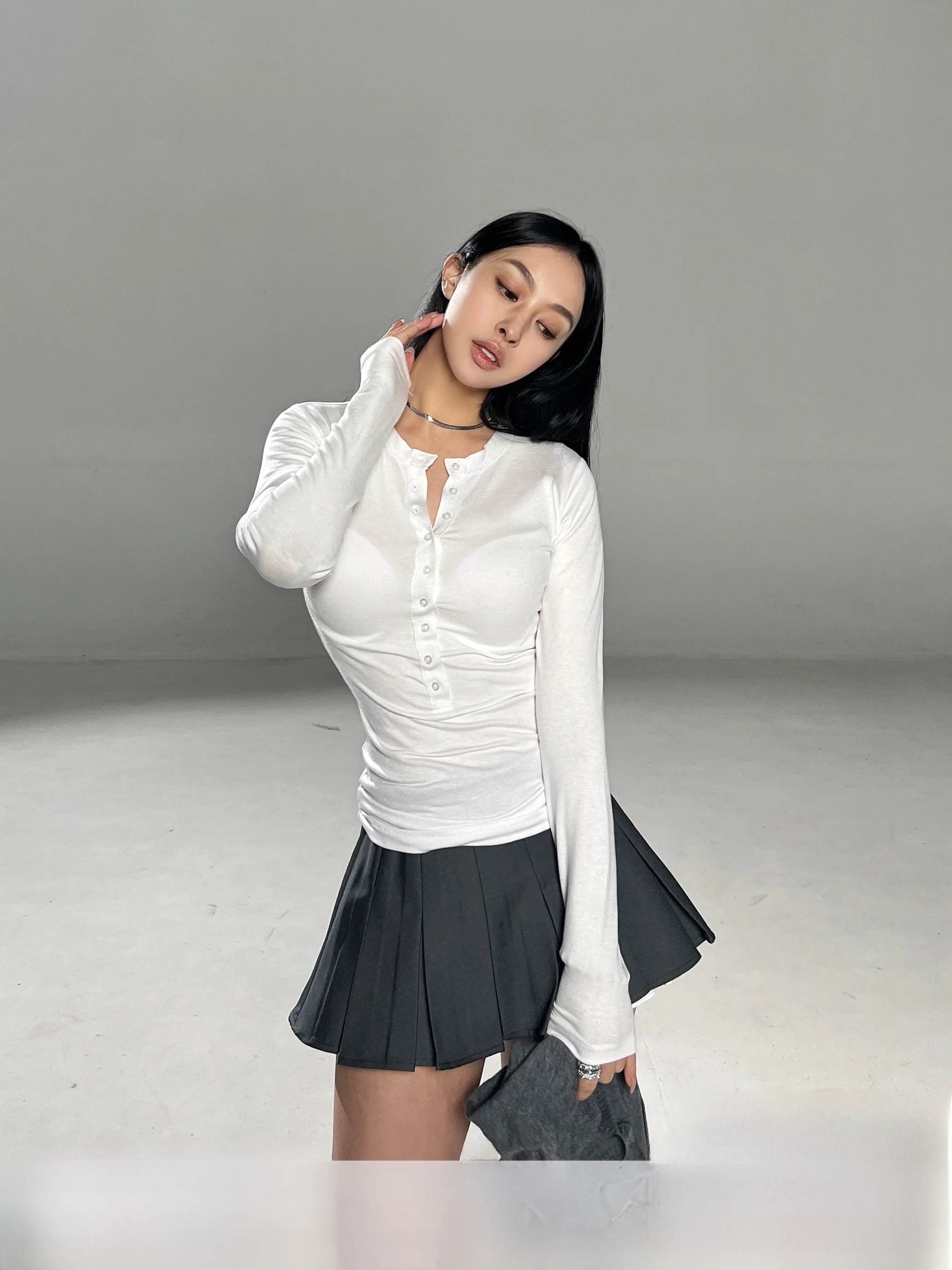 Angelaewang Women's White Long Sve T-irt Versatile Slim Fit Base Layer irt Inner Wear Four Seasons Sle
Angelaewang Women's White Long Sve T-irt Versatile Slim Fit Base Layer irt Inner Wear Four Seasons Sle