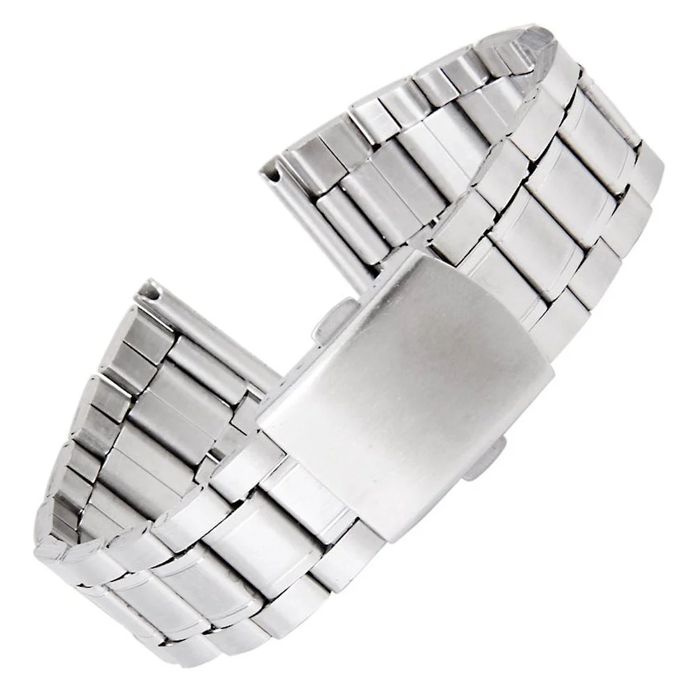 Replacement 18-22mm Stainless Steel Watch Band Strap with Straight End Deployment Buckle (Silver) 22mm Stainless steel watch ban
Replacement 18-22mm Stainless Steel Watch Band Strap with Straight End Deployment Buckle (Silver) 22mm Stainless steel watch ban