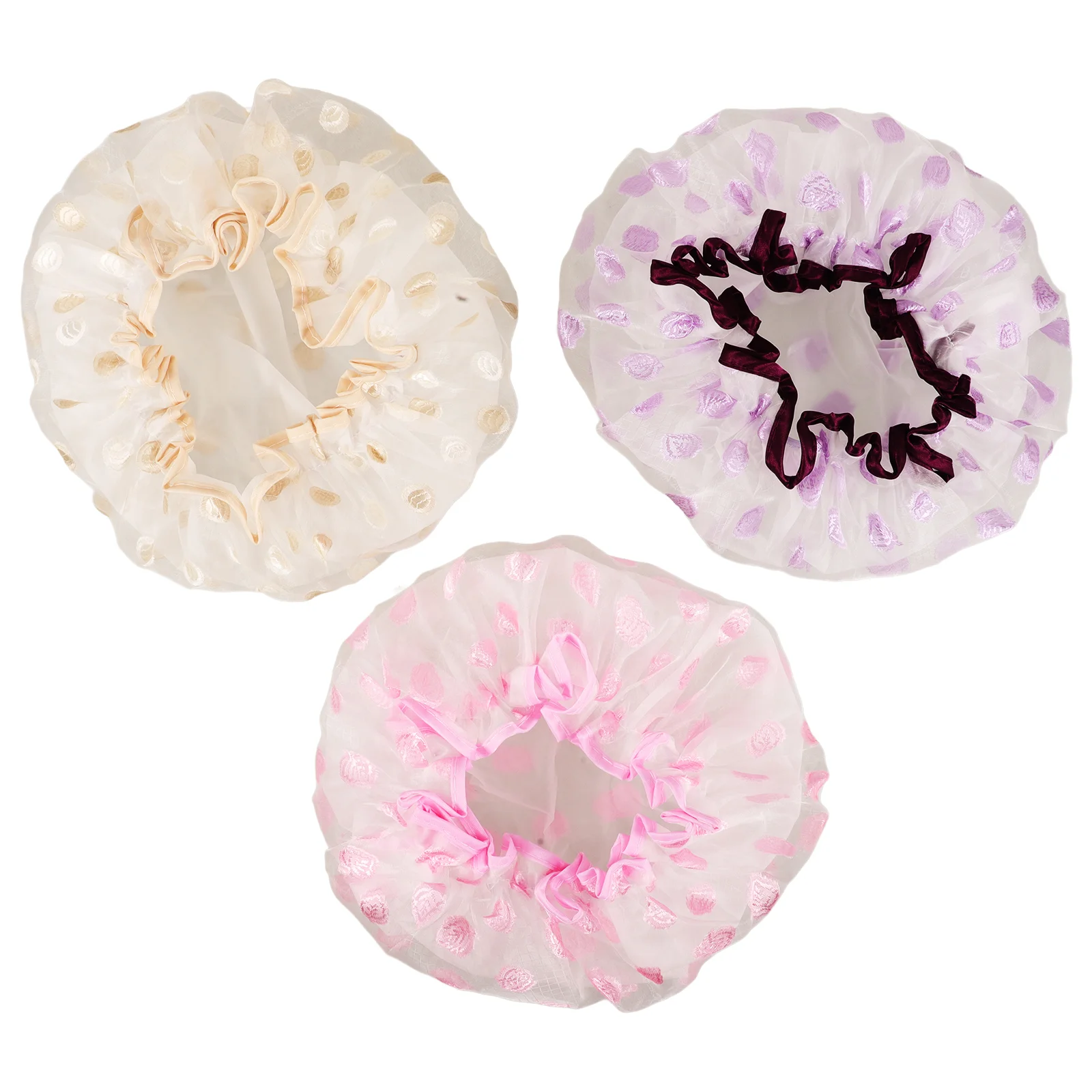 3 Pcs Waterproof Hair Cap Double Layer Cartoon Mesh PVC Leaf Shower Bath Hat for Kids Adults Adjustable
3 Pcs Waterproof Hair Cap Double Layer Cartoon Mesh PVC Leaf Shower Bath Hat for Kids Adults Adjustable