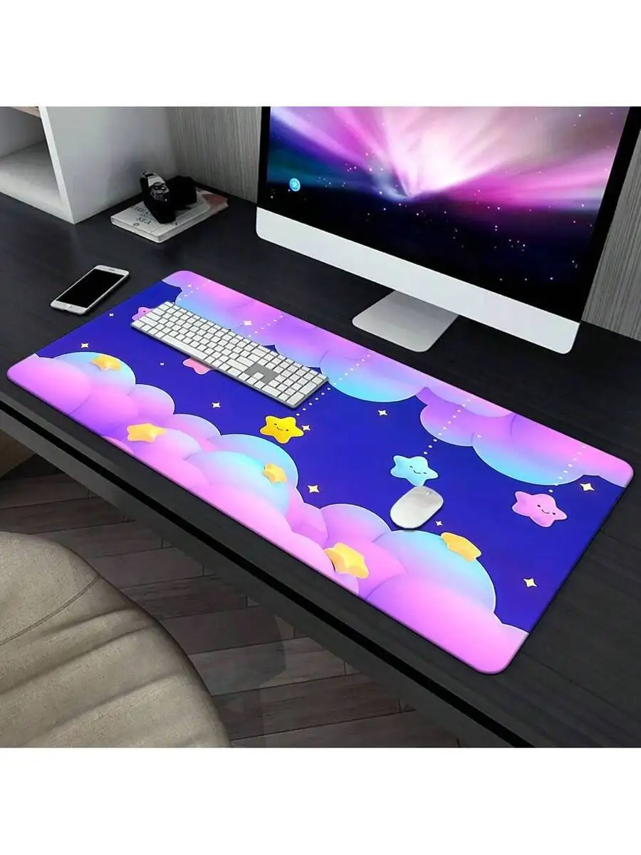 Clouds And Stars HD Printed XXL Desk Mat Keyboard Mouse Pad For Office Gaming
Clouds And Stars HD Printed XXL Desk Mat Keyboard Mouse Pad For Office Gaming