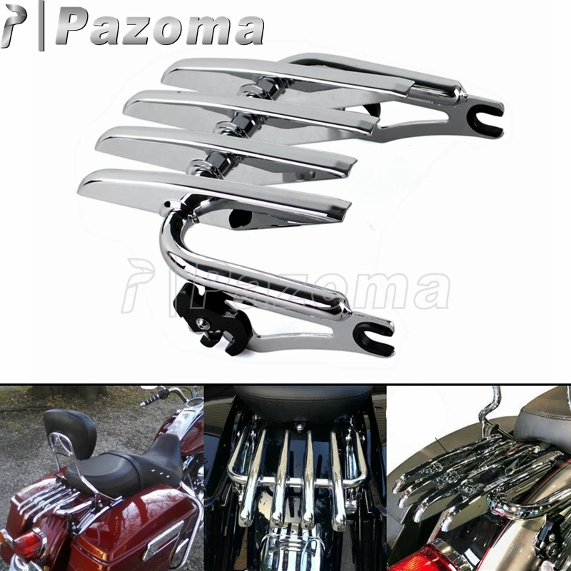 Detachable Motorcycle Sissy Bar Luggage Holder Bracket Stealth Rack For Harley Touring 2009-2022 Road King Street Glide FLTRX
Detachable Motorcycle Sissy Bar Luggage Holder Bracket Stealth Rack For Harley Touring 2009-2022 Road King Street Glide FLTRX