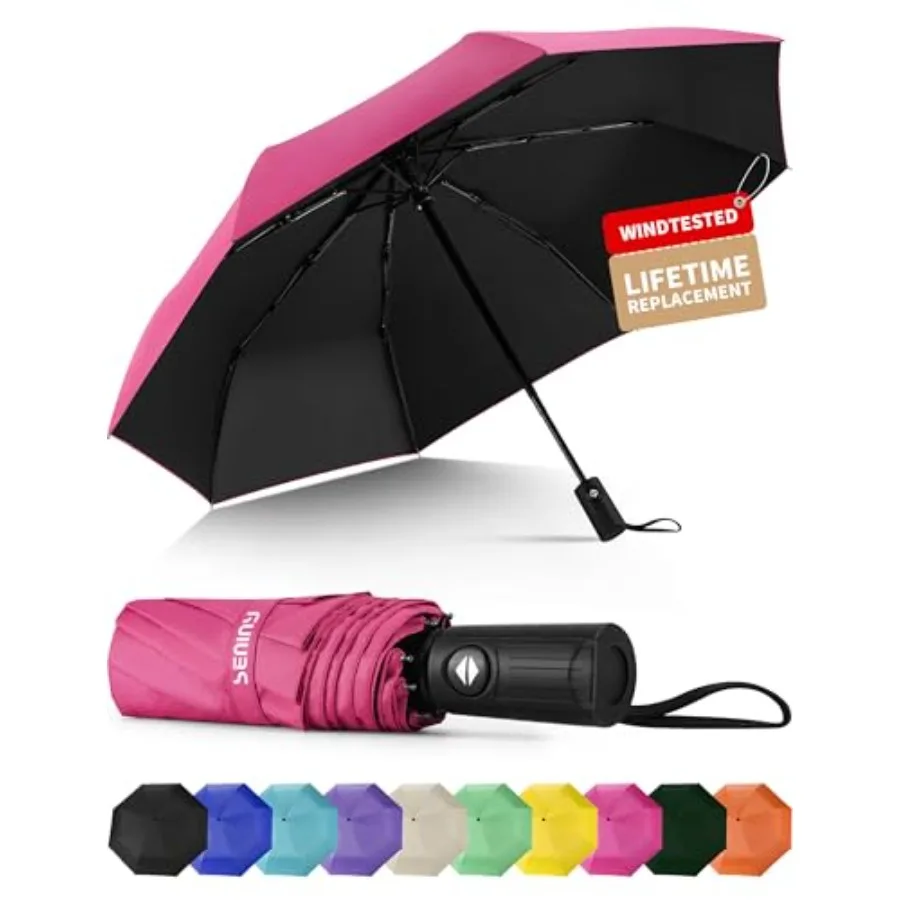 Windproof Travel Umbrella, Automatic Umbrellas for Rain, Portable and Compact Umbrellas for Backpack, Strong UV for Protection,
Windproof Travel Umbrella, Automatic Umbrellas for Rain, Portable and Compact Umbrellas for Backpack, Strong UV for Protection,
