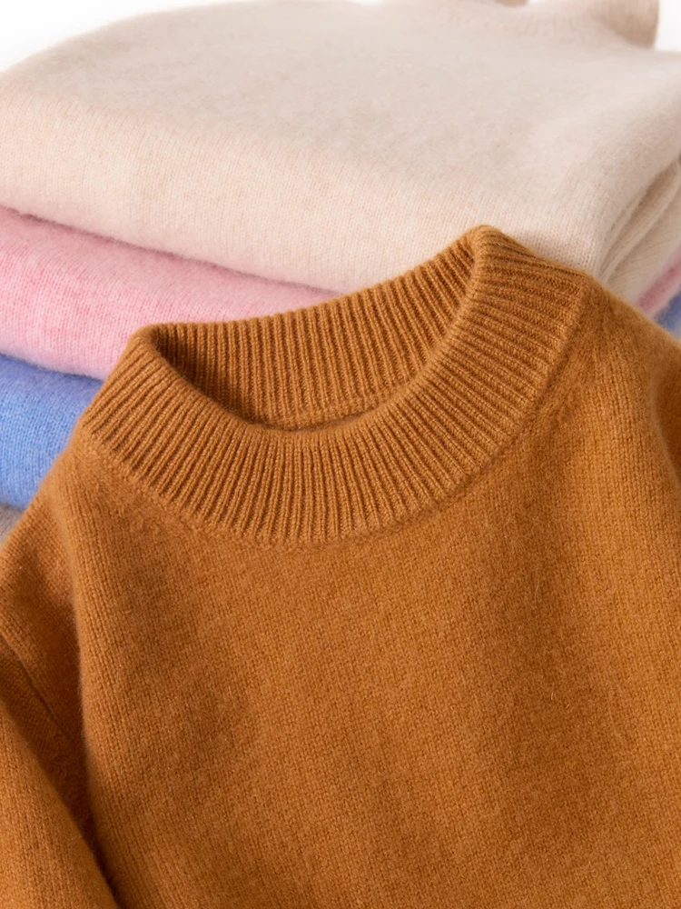 Daily Warm Kids Clothing 100% Cashmere Sweater Pullover Boys Girls Knitted Autumn Winter Thicked Basic Children's Sweater Casual
Daily Warm Kids Clothing 100% Cashmere Sweater Pullover Boys Girls Knitted Autumn Winter Thicked Basic Children's Sweater Casual