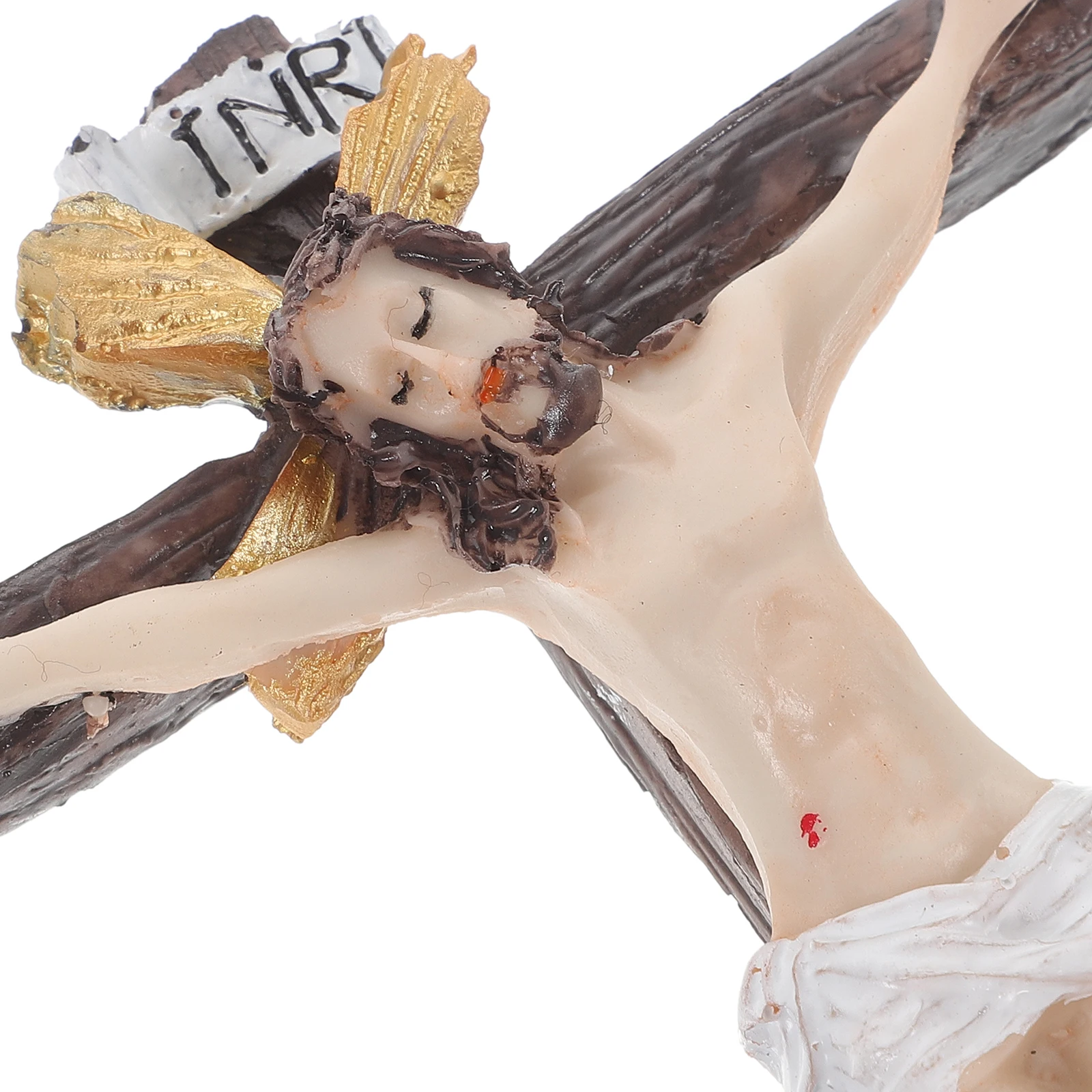 2pcs Cross Statue Resin Figure Religious Decor Wooden Crucifix Home Table Decorations Catholic Gifts
2pcs Cross Statue Resin Figure Religious Decor Wooden Crucifix Home Table Decorations Catholic Gifts