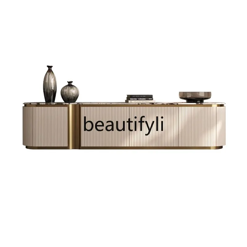 Light Luxury High Marble TV Cabinet Living Room Home Italian Minimalist, Premium, Floor Cabinet
Light Luxury High Marble TV Cabinet Living Room Home Italian Minimalist, Premium, Floor Cabinet