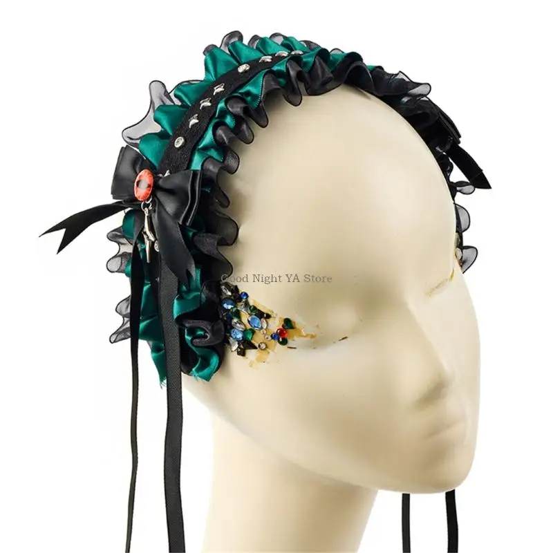 Adorable Sweet Headband Hair Band With Ribbon Accent For Cosplay Event
Adorable Sweet Headband Hair Band With Ribbon Accent For Cosplay Event