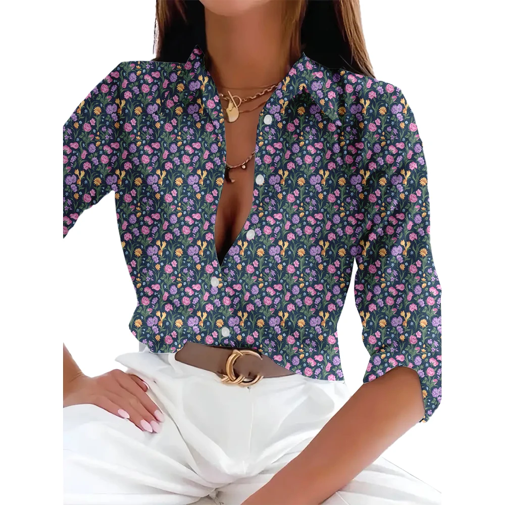 Plus Size Women's Lapel Button Shirts Long Sleeve Fashion Single-Breasted Lapel Tops Spring & Winter Basic Shirt Female Clothing
Plus Size Women's Lapel Button Shirts Long Sleeve Fashion Single-Breasted Lapel Tops Spring & Winter Basic Shirt Female Clothing