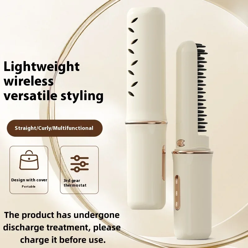 Беспроводная расческа-выпрямитель для волос с отрицательными ионами — перезаряжаемая электрическая щетка для ухода за волосами с защитой от ожогов для выпрямления и завивки волос
Беспроводная расческа-выпрямитель для волос с отрицательными ионами — перезаряжаемая электрическая щетка для ухода за волосами с защитой от ожогов для выпрямления и завивки волос