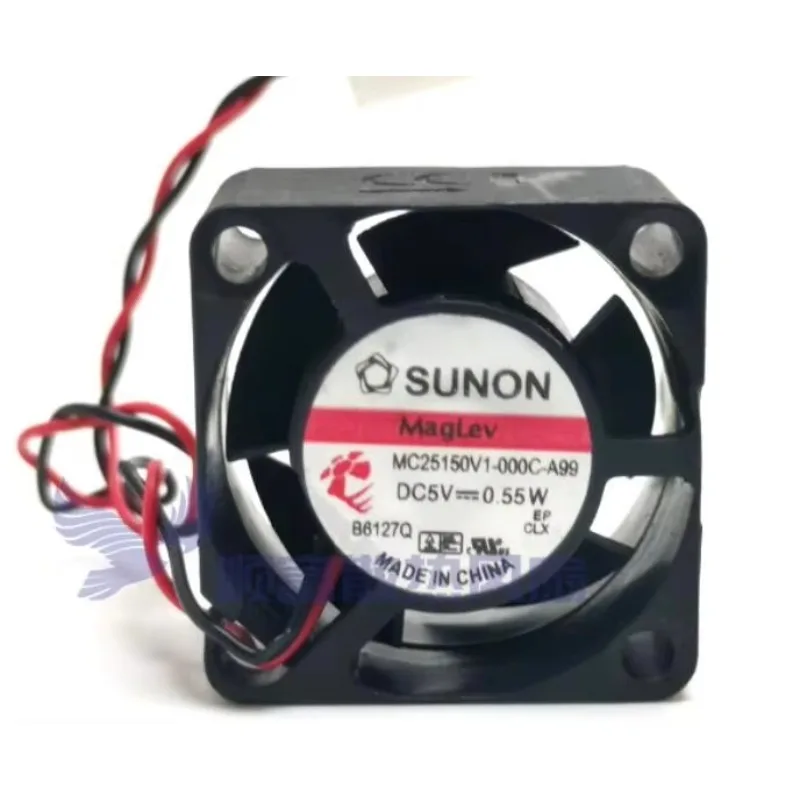 SUNON MC25150V1-000C-A99 DC 5V 0.55W 25x25x15mm 2-Wire Server Cooling Fan
SUNON MC25150V1-000C-A99 DC 5V 0.55W 25x25x15mm 2-Wire Server Cooling Fan