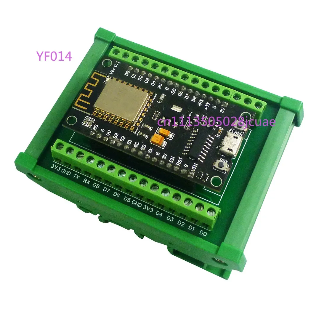 ESP8266 NodeMcu WiFi Module Arduino PLC Controller with GPIO Expansion DIN Rail Box for IoT Projects
ESP8266 NodeMcu WiFi Module Arduino PLC Controller with GPIO Expansion DIN Rail Box for IoT Projects