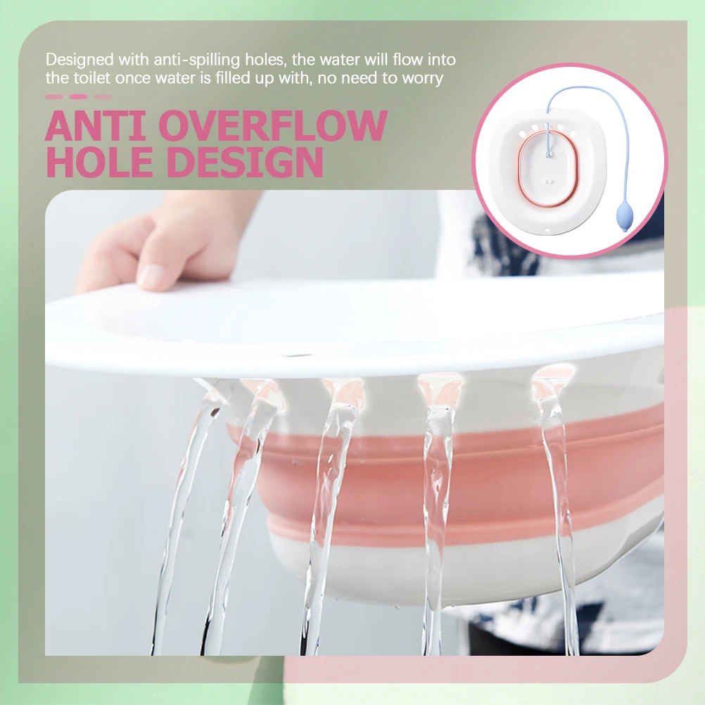 Collapsible Postpartum Care Basin Hemorrhoid Relief Foldable Bidet For Toilet Seat Extended Toilets Sit Kit Bathtub Sitz Bath
Collapsible Postpartum Care Basin Hemorrhoid Relief Foldable Bidet For Toilet Seat Extended Toilets Sit Kit Bathtub Sitz Bath