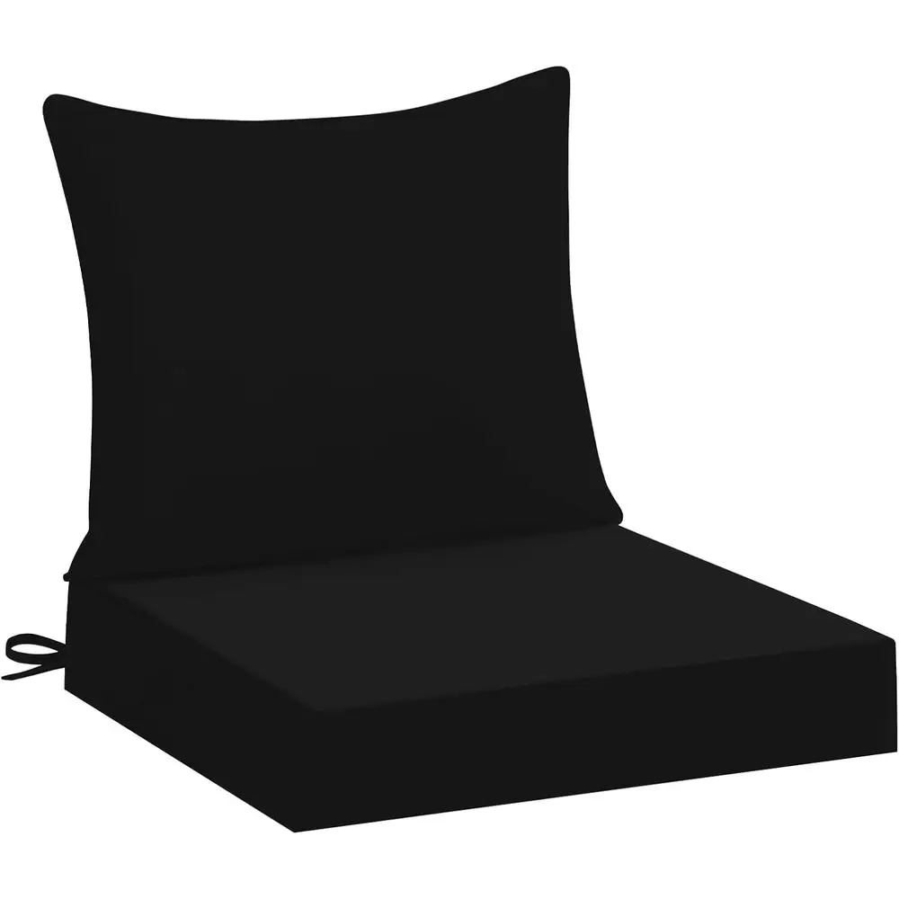 19x19 All-Weather Outdoor Chair Cushions with Removable Cover for Deep Seat Sofas and Patio Chairs, Black
19x19 All-Weather Outdoor Chair Cushions with Removable Cover for Deep Seat Sofas and Patio Chairs, Black