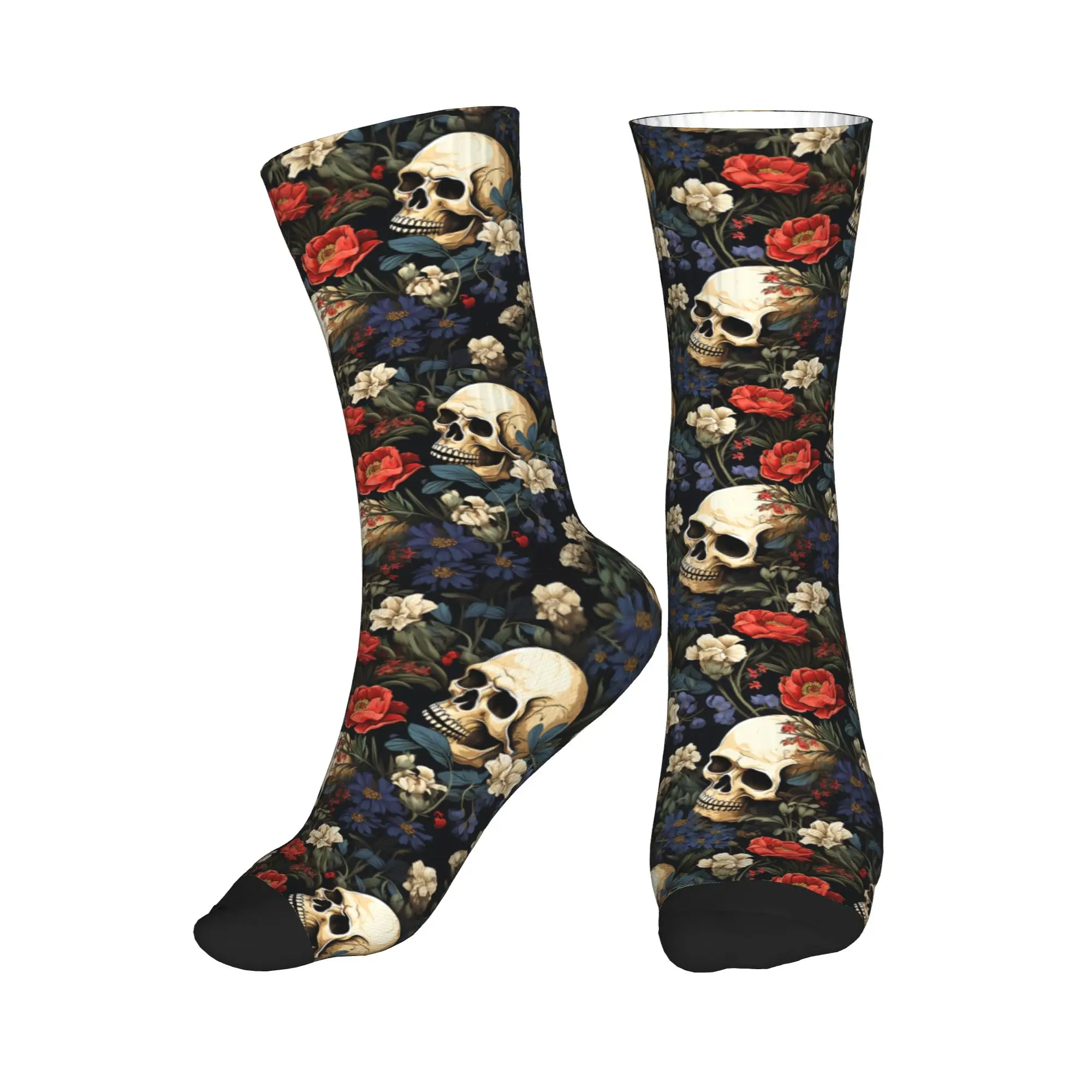 Cute Men's Gothic Skeleton Skull Floral Dress Socks Unisex Warm Breathbale 3D Print Crew Socks
Cute Men's Gothic Skeleton Skull Floral Dress Socks Unisex Warm Breathbale 3D Print Crew Socks