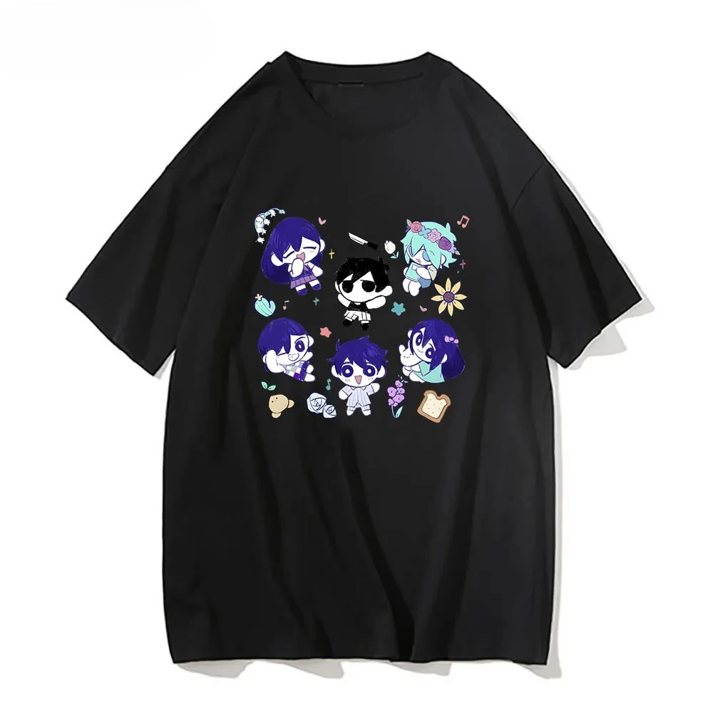 Omori Cute Cartoon Anime T-shirts Comfortable Fashion Manga Tshirt 100% Cotton Tee-shirt Harajuku Short Sleeve Men/women T-shirt
Omori Cute Cartoon Anime T-shirts Comfortable Fashion Manga Tshirt 100% Cotton Tee-shirt Harajuku Short Sleeve Men/women T-shirt