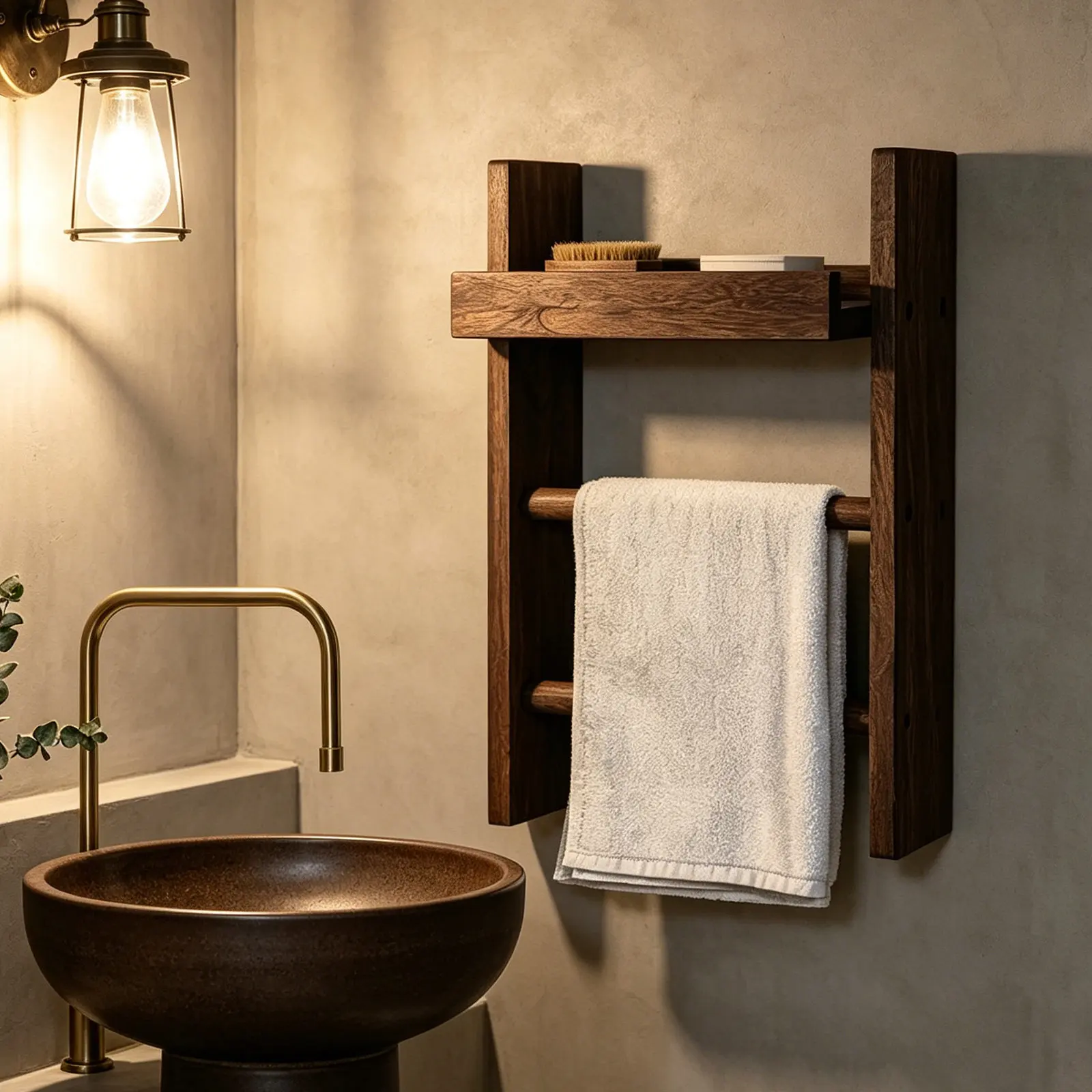 Wall Mounted Rustic Wooden Towel Holder Rack with Shelf Multi-Layer Space Saving Bathroom Organizer for Farmhouse Modern Vintage
Wall Mounted Rustic Wooden Towel Holder Rack with Shelf Multi-Layer Space Saving Bathroom Organizer for Farmhouse Modern Vintage