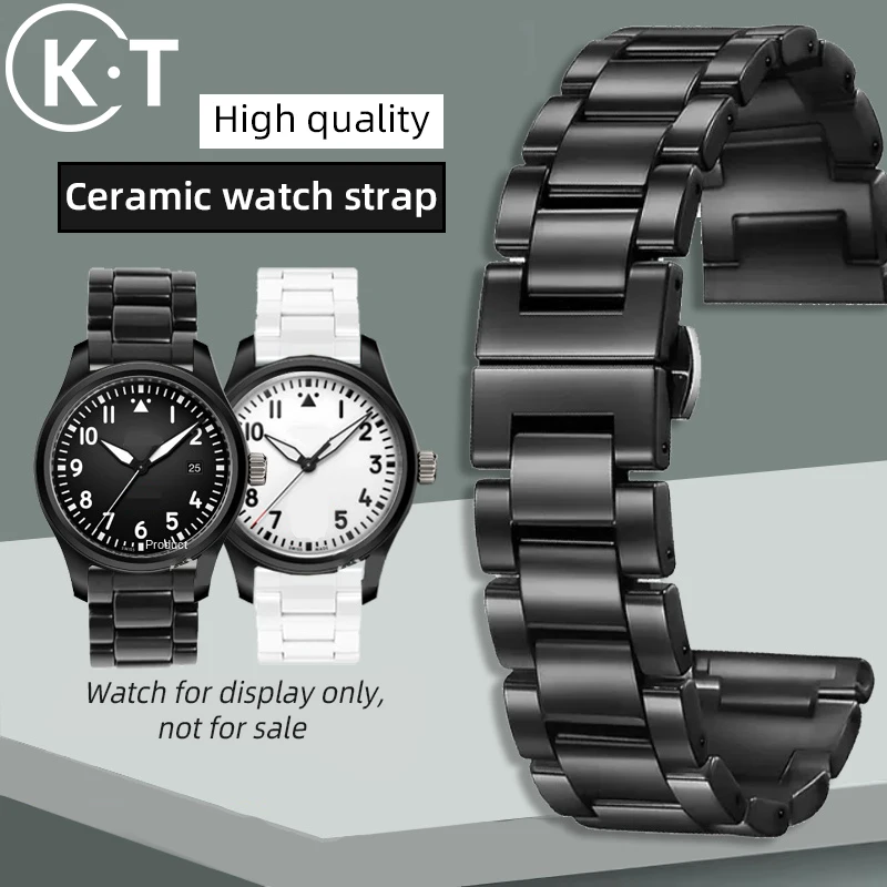 For IWC New Pilots Special Edition 41mm Black Ace IW326905 IW326901 Ceramic Watch Strap 20mm 22mm Watch Band Bracelet with Tool
For IWC New Pilots Special Edition 41mm Black Ace IW326905 IW326901 Ceramic Watch Strap 20mm 22mm Watch Band Bracelet with Tool