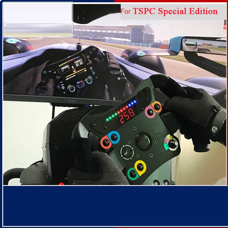 PC USB Speed Meter Light Digital LED Display Mod For Thrustmaster T300RS/GT 599 TSPC R383/P310 Steering Wheel Simracing Car Game
