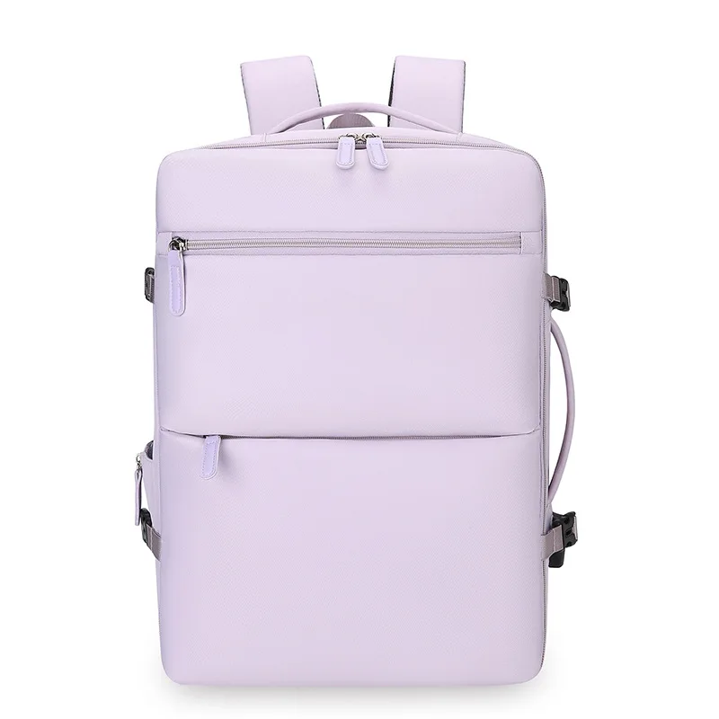 Light purple travel laptop backpack large capacity multi compartment design water resistant fabric suitable for business trips
Light purple travel laptop backpack large capacity multi compartment design water resistant fabric suitable for business trips