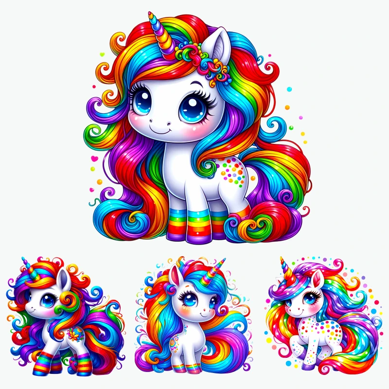 2PCS Rainbow Unicorn Cute Colorful Pattern iron on patches DTF Patches for clothes Iron-on transfers for clothing heat transfer
2PCS Rainbow Unicorn Cute Colorful Pattern iron on patches DTF Patches for clothes Iron-on transfers for clothing heat transfer