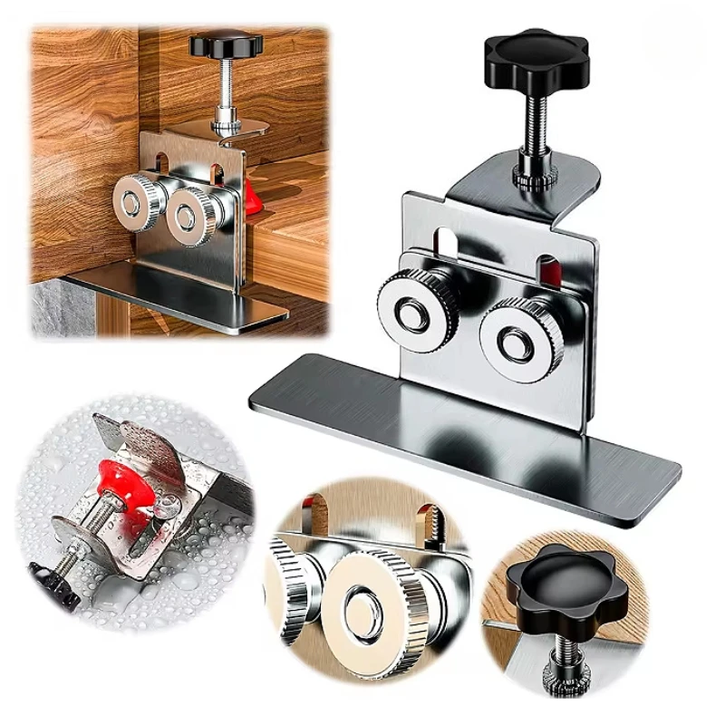 Приспособление для монтажа двери шкафа Инструмент для установки двери шкафа из нержавеющей стали для безрамных шкафов
Приспособление для монтажа двери шкафа Инструмент для установки двери шкафа из нержавеющей стали для безрамных шкафов