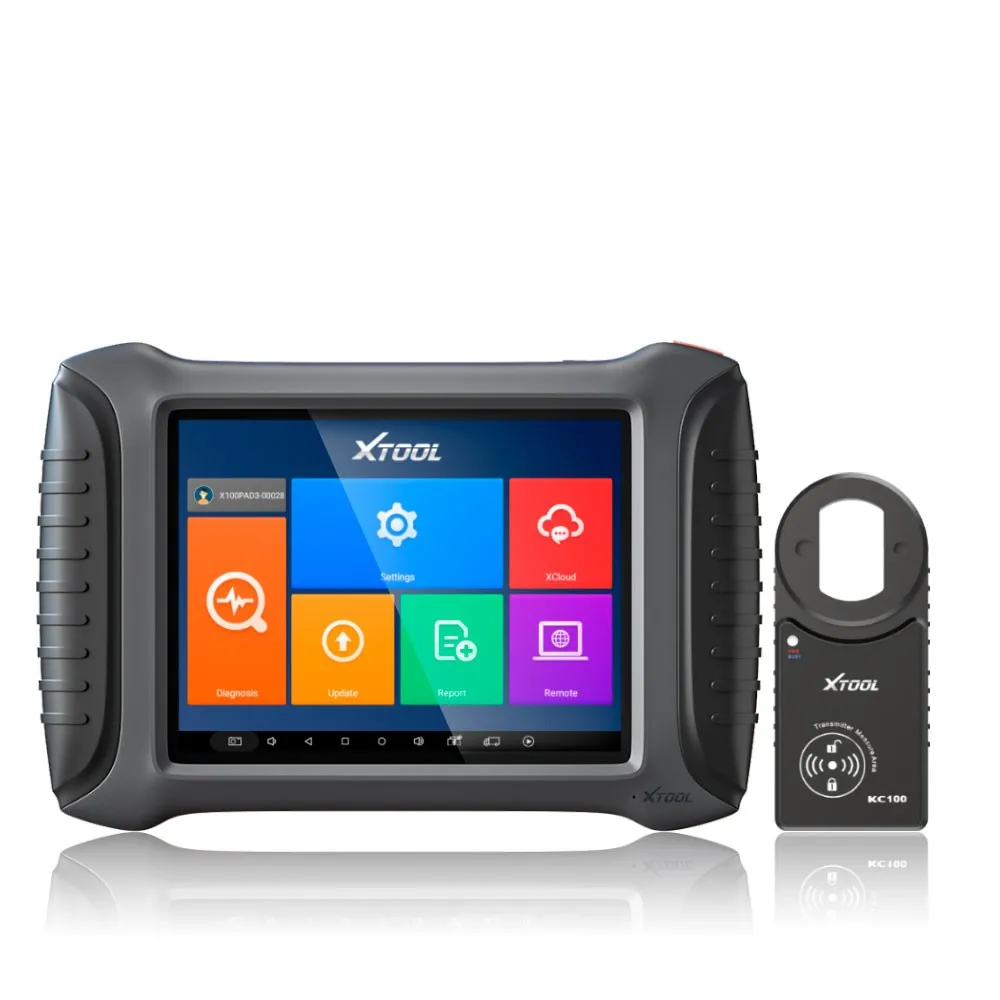 OBD2 Car Key Programmer X100 PAD3, Automatic Full-System Scanner with 16 Special Features & KC100 Support
OBD2 Car Key Programmer X100 PAD3, Automatic Full-System Scanner with 16 Special Features & KC100 Support