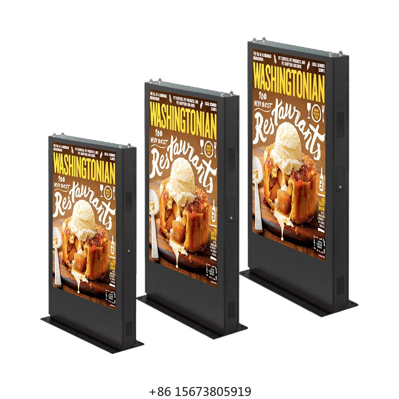 110 Inch Digital Signage Floor Stand Led Poster Screen Outdoor Led Display Digital Signage Kiosk for Restaurant
110 Inch Digital Signage Floor Stand Led Poster Screen Outdoor Led Display Digital Signage Kiosk for Restaurant