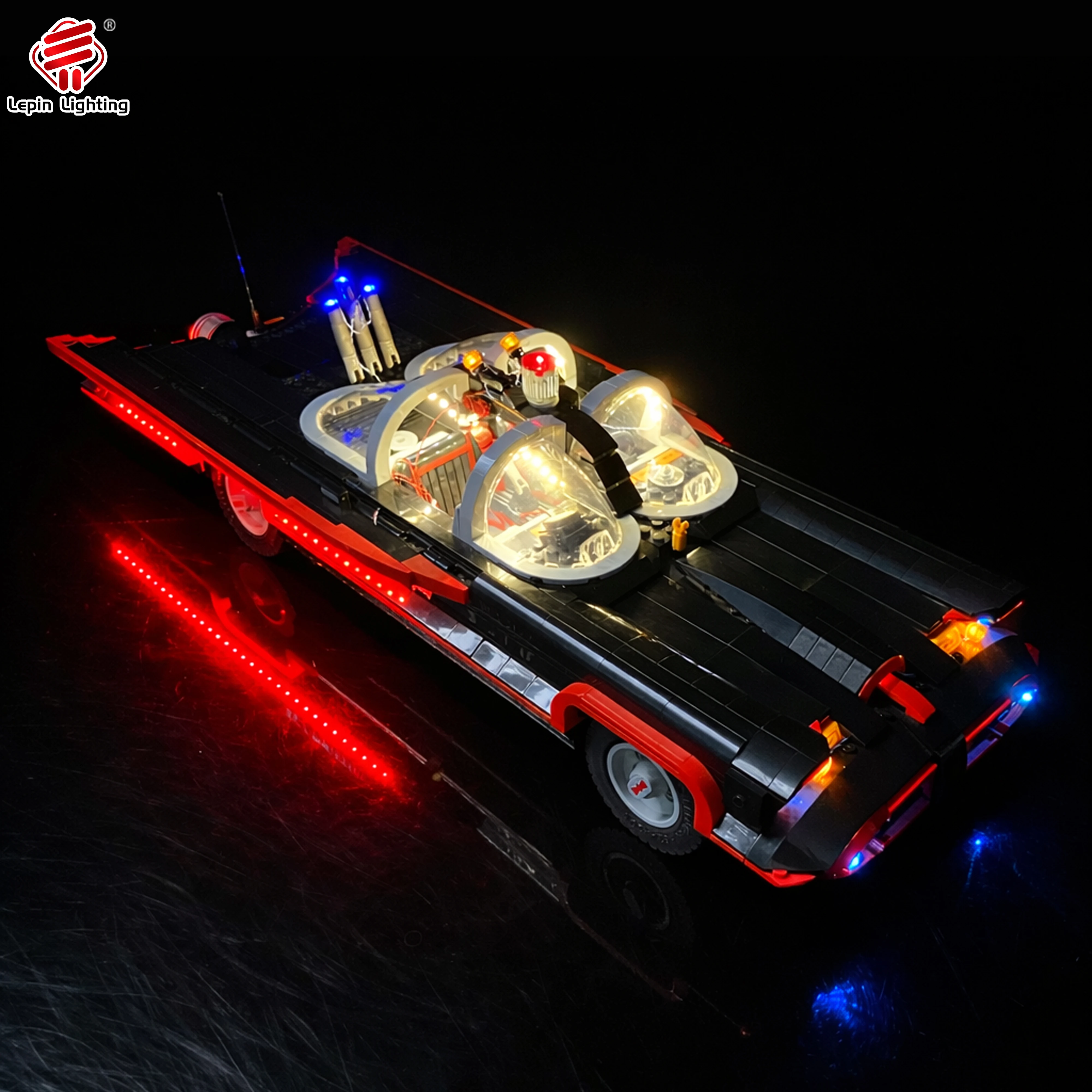 LED Lighting Kit Compatible for 75639 Batmaned The Classic TV Series Batmobile Model Decorative Light (No Model Included)
LED Lighting Kit Compatible for 75639 Batmaned The Classic TV Series Batmobile Model Decorative Light (No Model Included)