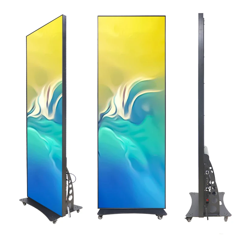 Easy Moving Outdoor Indoor Advertising Floor Standing P5 P4 P3 P2.5 P2 Digital Mirror Poster Led Display Screen Panel
Easy Moving Outdoor Indoor Advertising Floor Standing P5 P4 P3 P2.5 P2 Digital Mirror Poster Led Display Screen Panel