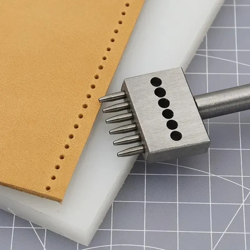 4mm5mm6mm Spacing Leather Punch Tool Space Hole Leathercraft Chisel For Leather Working Handmake Tools
4mm5mm6mm Spacing Leather Punch Tool Space Hole Leathercraft Chisel For Leather Working Handmake Tools