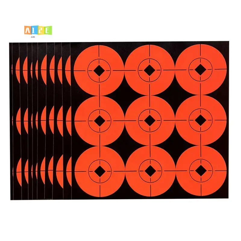 A12E-3 Inches Shooting Targets Set Target Spots Orange Bright High-Contrast Self-Adhesive Bull's Eyes Paper Shooting Targets
A12E-3 Inches Shooting Targets Set Target Spots Orange Bright High-Contrast Self-Adhesive Bull's Eyes Paper Shooting Targets