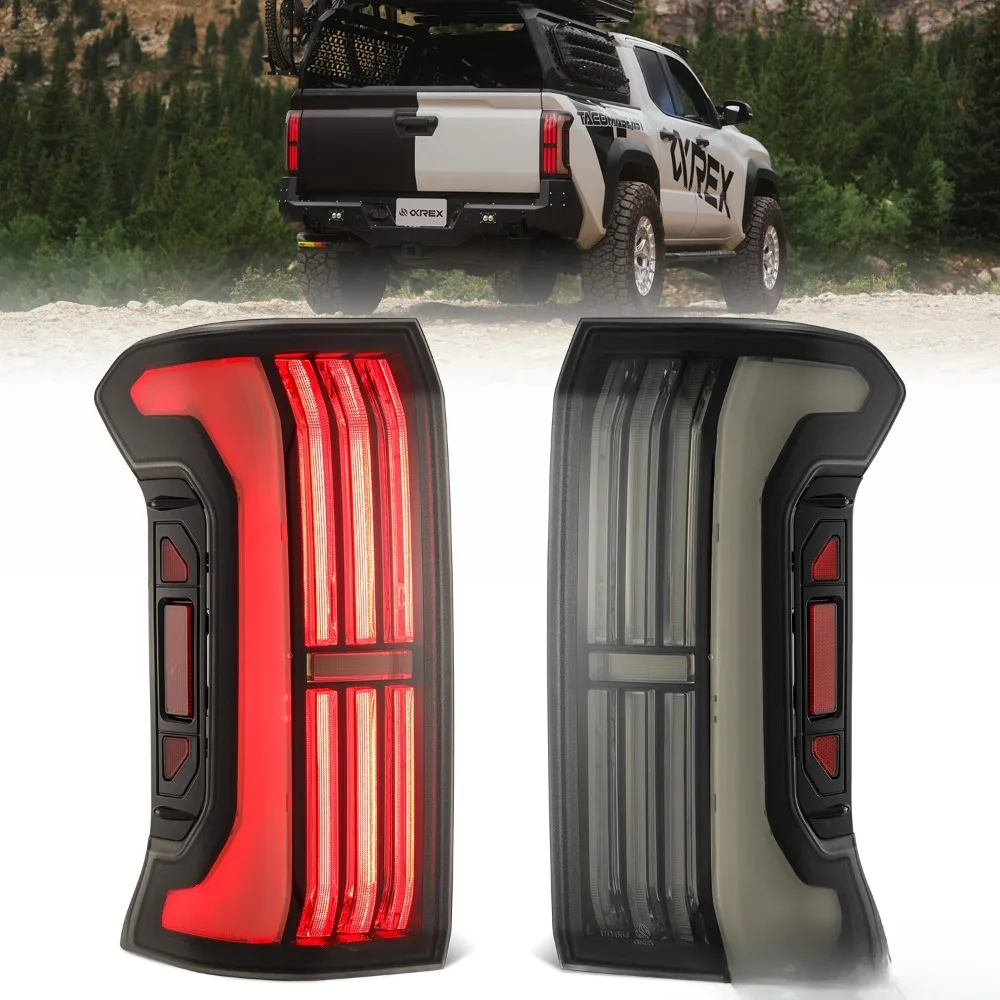 For 2024 Toyota Tacoma NOVA-Series Prismatic LED Tail Lights Pair Alpha-Black
For 2024 Toyota Tacoma NOVA-Series Prismatic LED Tail Lights Pair Alpha-Black