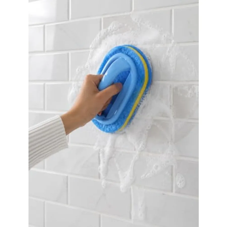 Cleaning Brush for Bathroom Kitchen Bathtub Toilet Cleaner All Purpose Shower Sponge Scrubbing Brush with Ergonomic Handle
Cleaning Brush for Bathroom Kitchen Bathtub Toilet Cleaner All Purpose Shower Sponge Scrubbing Brush with Ergonomic Handle