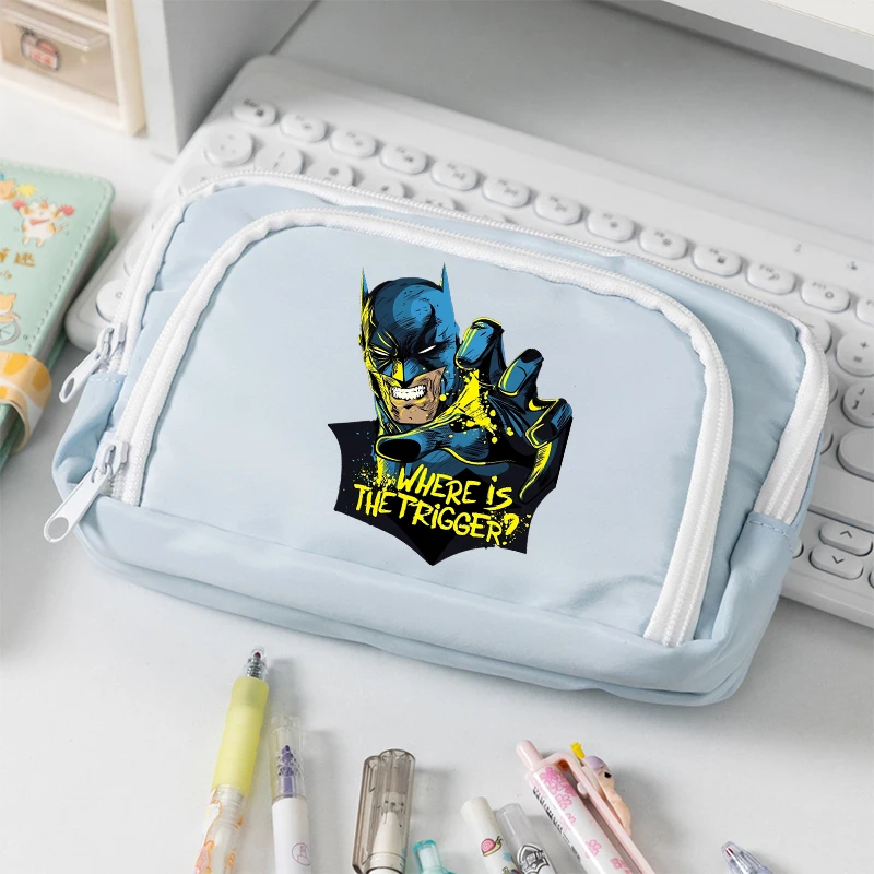 New Batmaned Pencil Case Anime Character Print Pencil Boxs Cartoon The Dark Knight Stationery Organizer Student To School Gifts
New Batmaned Pencil Case Anime Character Print Pencil Boxs Cartoon The Dark Knight Stationery Organizer Student To School Gifts