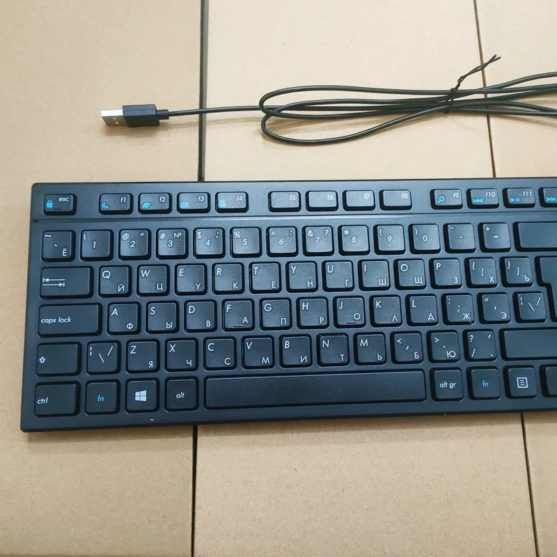 Проводная USB-клавиатура с русской раскладкой для настольной клавиатуры ноутбука ASUS aw211 (без упаковочной коробки)
Проводная USB-клавиатура с русской раскладкой для настольной клавиатуры ноутбука ASUS aw211 (без упаковочной коробки)