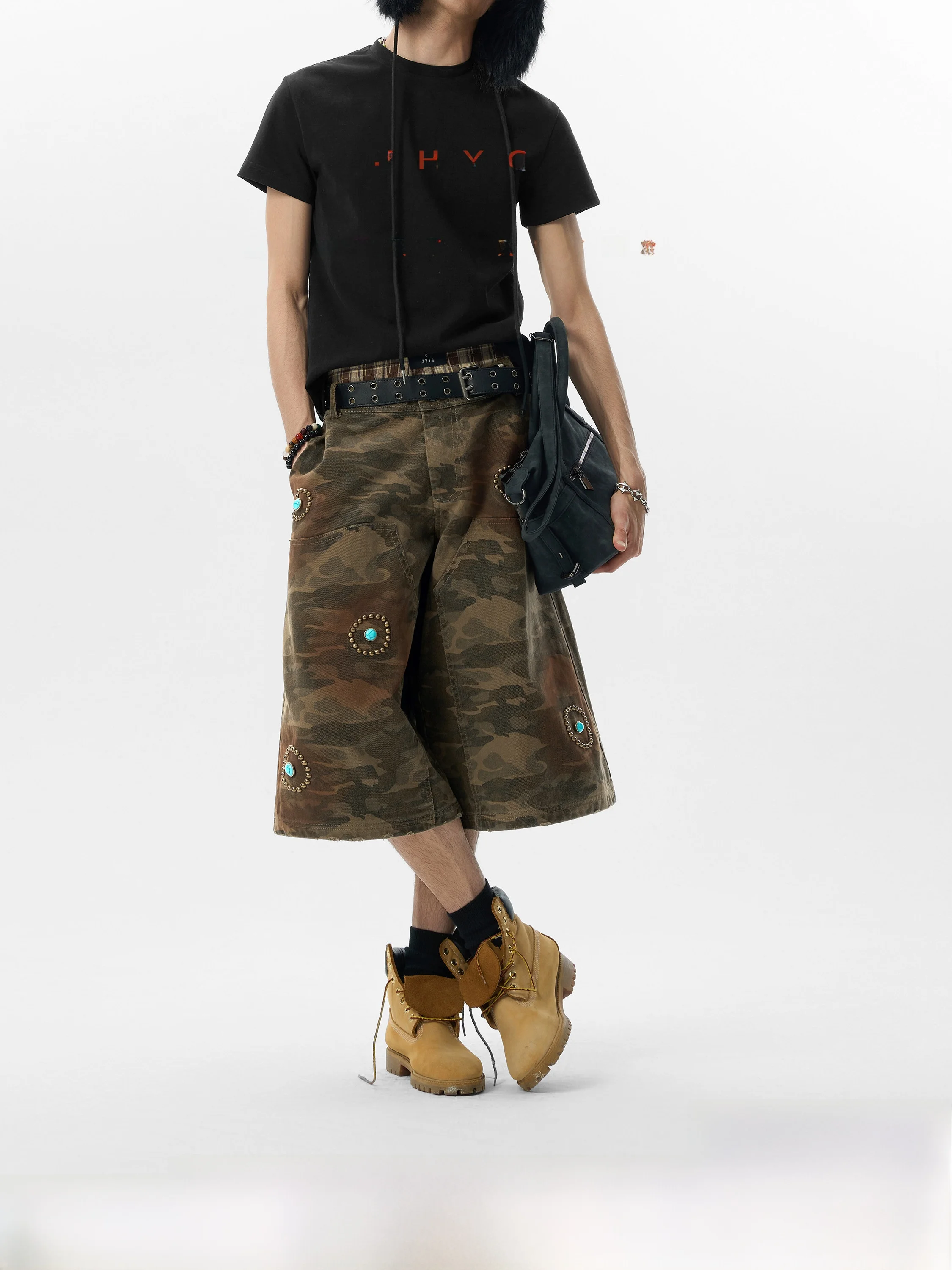 Мужские летние шорты JHYQ в американском ретро-стиле, камуфляжные, повседневные, с бусинами и нерегулярными прорезями, свободного прямого кроя, длиной 7/8
Мужские летние шорты JHYQ в американском ретро-стиле, камуфляжные, повседневные, с бусинами и нерегулярными прорезями, свободного прямого кроя, длиной 7/8