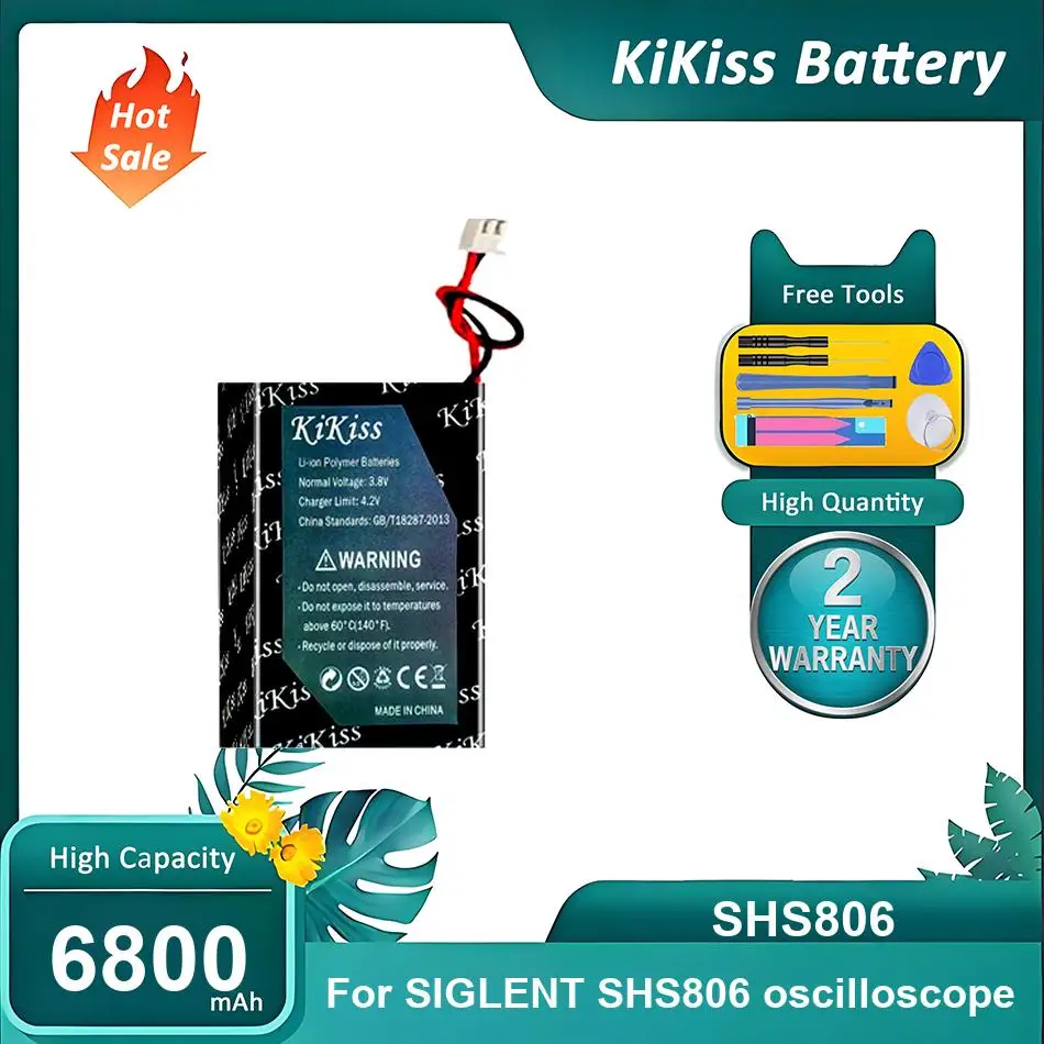 High-Performance Battery For SIGLENT SHS806 oscilloscope,SHS806,6800mAh
High-Performance Battery For SIGLENT SHS806 oscilloscope,SHS806,6800mAh