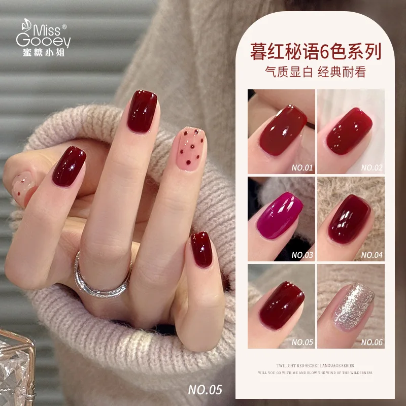 Cherry Wine Red Gel Nails Polish 10ml Semi-permanent Soak Off UV Nail Varnish Gel For Manicure Autumn Winter Style Nail Salon
Cherry Wine Red Gel Nails Polish 10ml Semi-permanent Soak Off UV Nail Varnish Gel For Manicure Autumn Winter Style Nail Salon