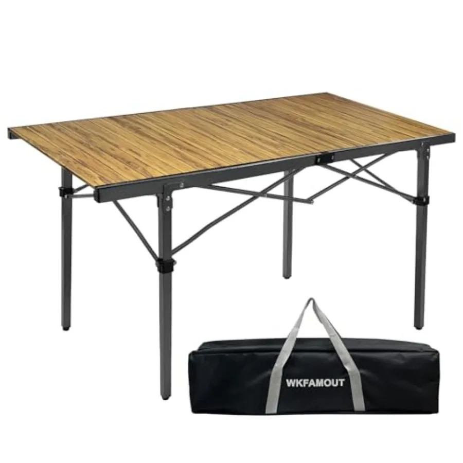 Outdoor folding camping table, aluminum, black, 29.9 tall, 54.7 large, sturdy, for 2-6 persons, includes carry bag, ideal for p
Outdoor folding camping table, aluminum, black, 29.9 tall, 54.7 large, sturdy, for 2-6 persons, includes carry bag, ideal for p