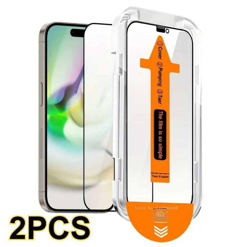 2 шт. закаленное стекло Ultra HD для IPhone 16 Pro, защитные пленки для экрана IPhone 14 15 Plus 12 13 Pro 16e 2025, установка без пыли
2 шт. закаленное стекло Ultra HD для IPhone 16 Pro, защитные пленки для экрана IPhone 14 15 Plus 12 13 Pro 16e 2025, установка без пыли