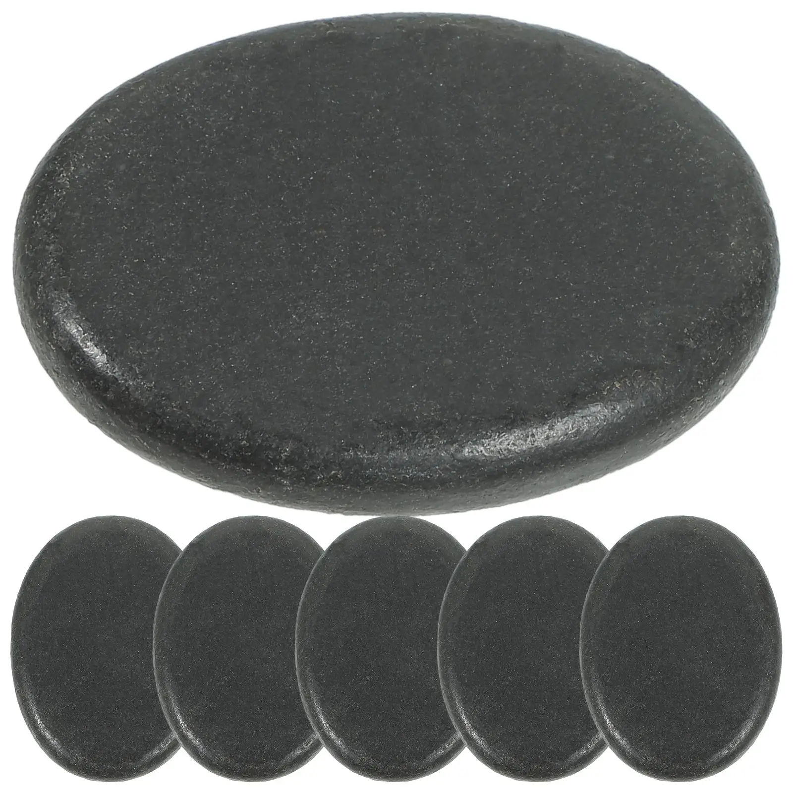 6 Pcs Volcanic Massage Stones Spa Tools Relaxation Healing Pain Relief Black Hot Facial Lovers Stock
6 Pcs Volcanic Massage Stones Spa Tools Relaxation Healing Pain Relief Black Hot Facial Lovers Stock