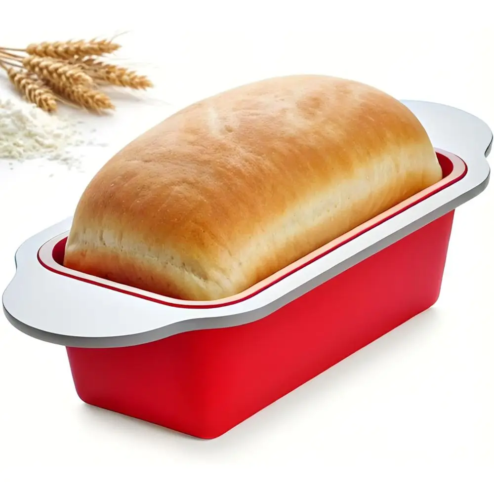Premium Non-Stick Silicone Bread Loa Pan, 9x5 Inches – Heavy-Duty Steel e, Non-Toxic, BPA & POA ree – Perect or Pound Cakes, Bre
Premium Non-Stick Silicone Bread Loa Pan, 9x5 Inches – Heavy-Duty Steel e, Non-Toxic, BPA & POA ree – Perect or Pound Cakes, Bre