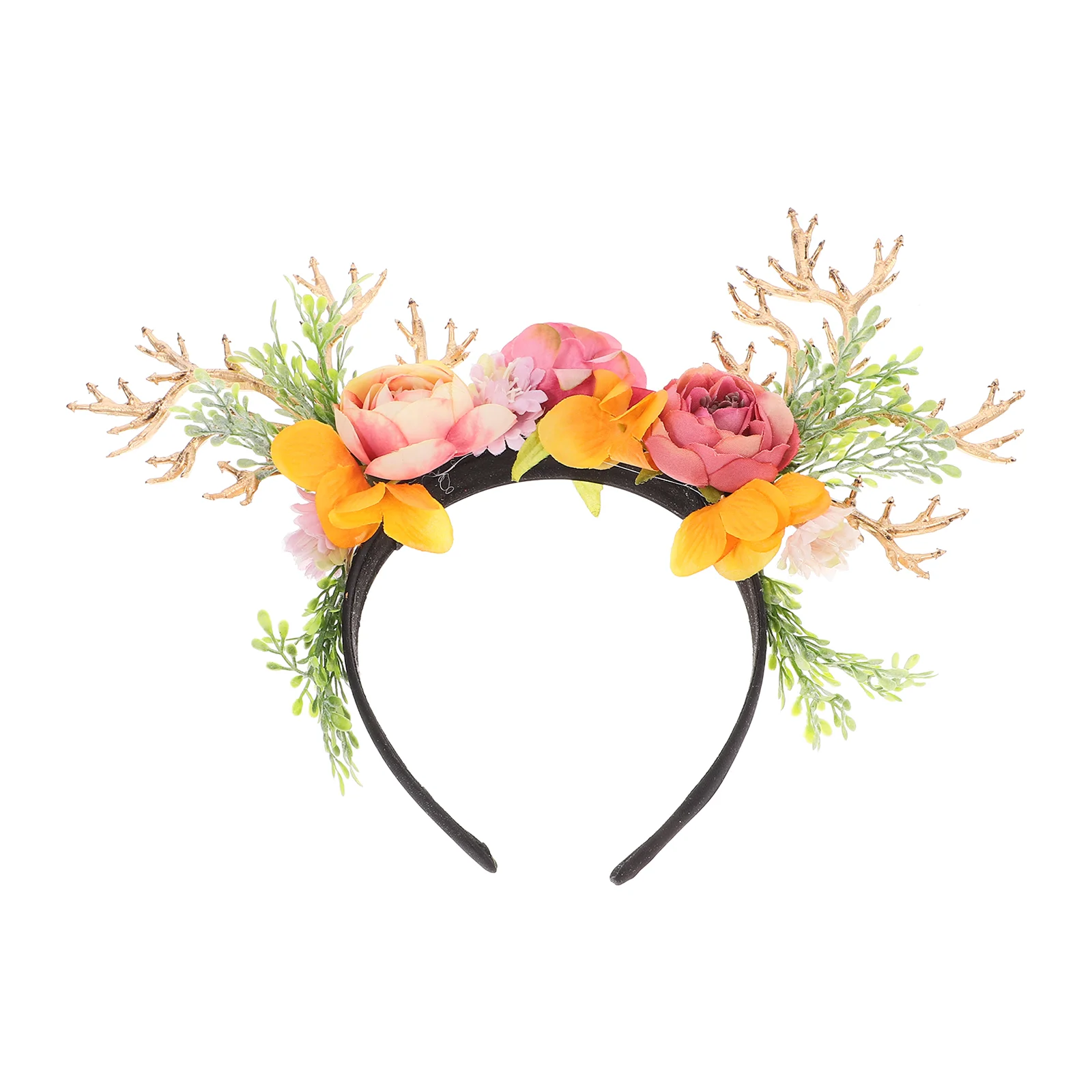 Simulated Flower Antler Headband Performance Party Headbands Headdress Christmas Antlers Hair Fashion Accessories Hoops
Simulated Flower Antler Headband Performance Party Headbands Headdress Christmas Antlers Hair Fashion Accessories Hoops