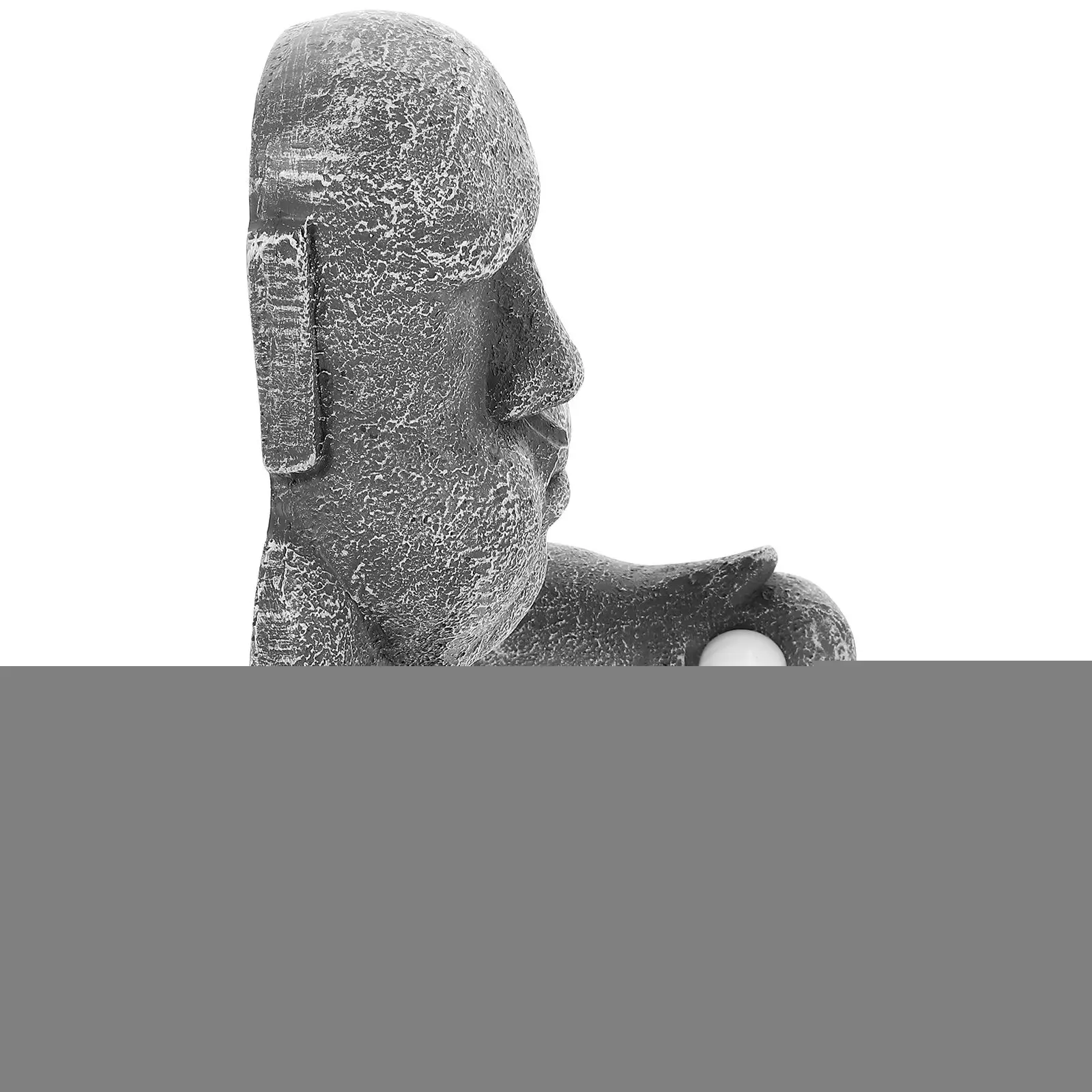 Moai Statue Paper Towel Holder Resin Desktop Rack Household Sculpture Funny Dispenser Bathroom Storage Utility
Moai Statue Paper Towel Holder Resin Desktop Rack Household Sculpture Funny Dispenser Bathroom Storage Utility