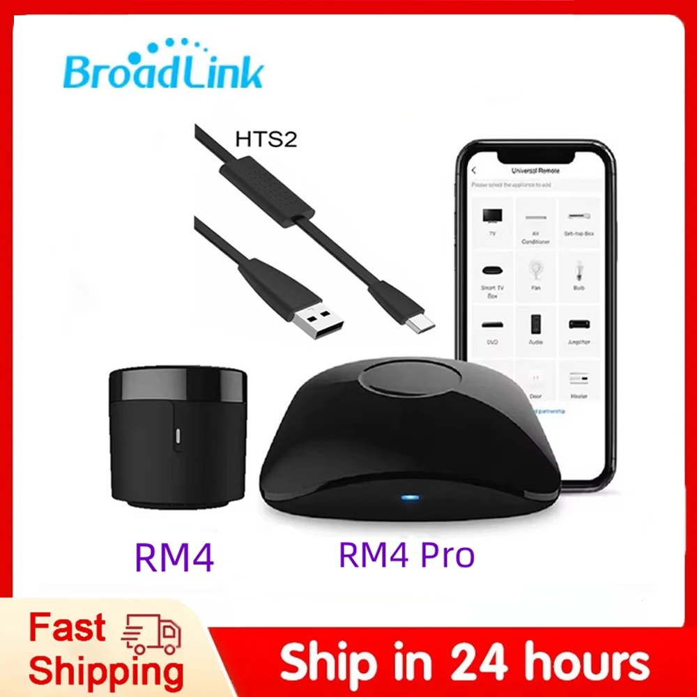 BroadLink RM4 Pro RM4 + версия HTS2 Умный пульт дистанционного управления с датчиком температуры и влажности Беспроводной универсальный пульт дистанционного управления Умный дом 
BroadLink RM4 Pro RM4 + версия HTS2 Умный пульт дистанционного управления с датчиком температуры и влажности Беспроводной универсальный пульт дистанционного управления Умный дом