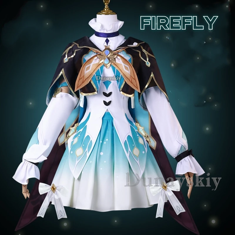 Firefly Anime Game Honkai: Star Rail Cosplay Costume Clothes Wig Uniform Cosplay Penacony Halloween Party Woman Set Firefly
Firefly Anime Game Honkai: Star Rail Cosplay Costume Clothes Wig Uniform Cosplay Penacony Halloween Party Woman Set Firefly