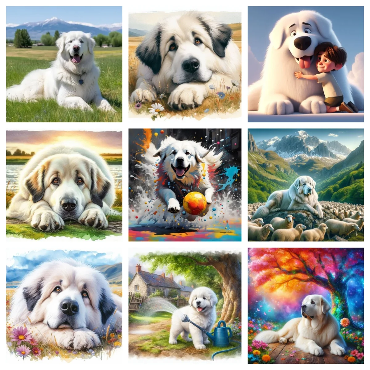 Cute Great Pyrenees 5D Diamond Painting Customizable Pet Dog Portrait DIY Mosaic Diamond Embroidery Home Decor Room Decor
Cute Great Pyrenees 5D Diamond Painting Customizable Pet Dog Portrait DIY Mosaic Diamond Embroidery Home Decor Room Decor