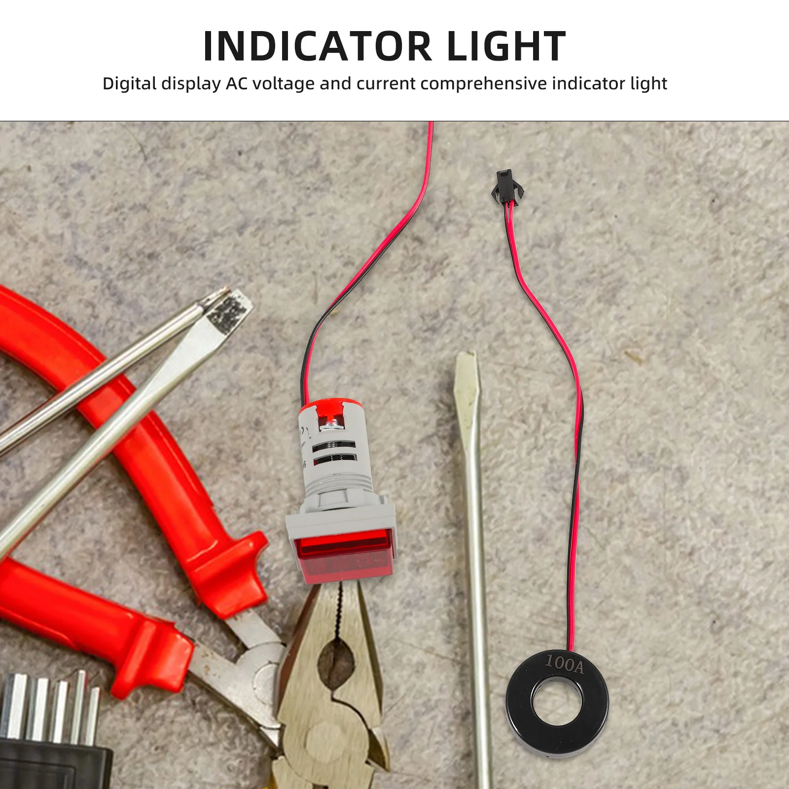 LED Voltage Current Indicator Digital Screen Multitester High Precision Reading Wide Range Detection Electric Tester Tool Volt
LED Voltage Current Indicator Digital Screen Multitester High Precision Reading Wide Range Detection Electric Tester Tool Volt