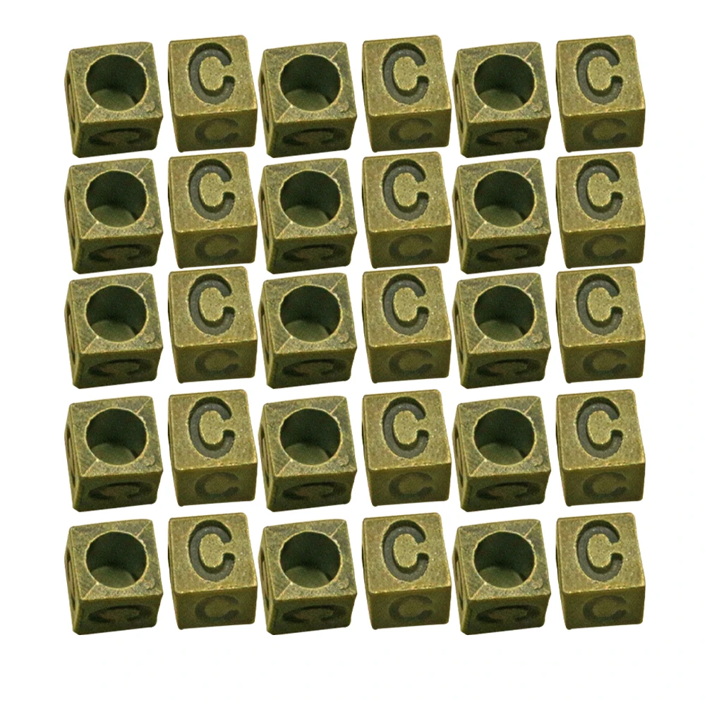 100pcs Spacer Beads for Jewelry Making Letter Bracelets Large Hole Square Alloy Charms Diy Pendant Beads Accessories
100pcs Spacer Beads for Jewelry Making Letter Bracelets Large Hole Square Alloy Charms Diy Pendant Beads Accessories